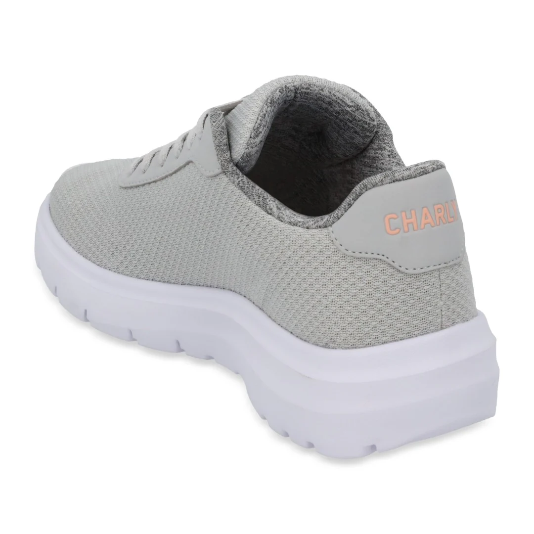 TENIS CHARLY MUJER GRIS 69299 - Image 3
