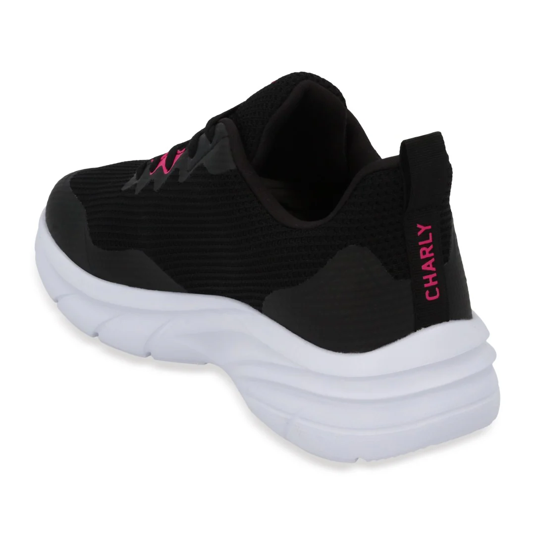 TENIS CHARLY MUJER NEGRO 68103 - Image 4