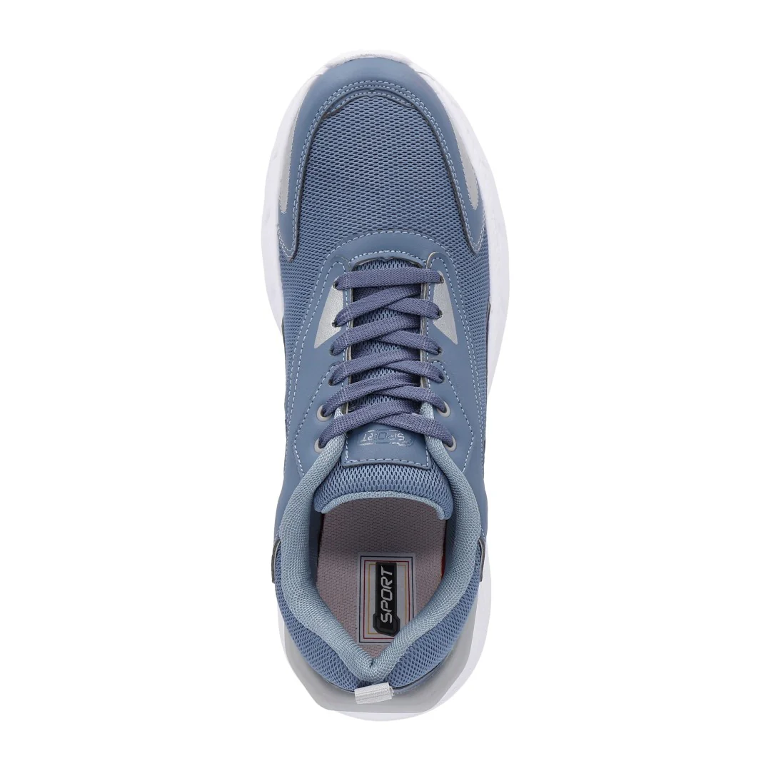 TENIS DE PISO AZUL TEXTIL 56577 - Image 4
