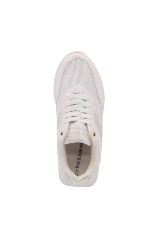 TENIS DE PISO BLANCO CON CINTAS 02255 - Image 4