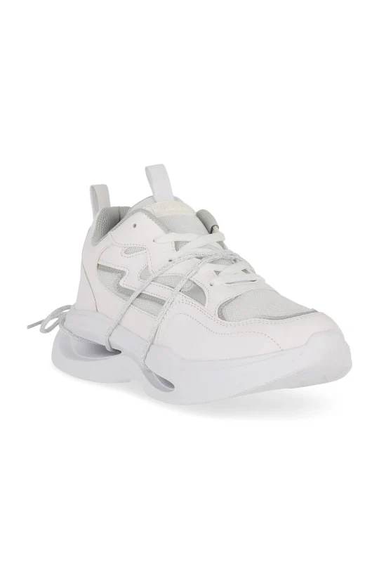 TENIS DE PISO BLANCO CON CINTAS 12560