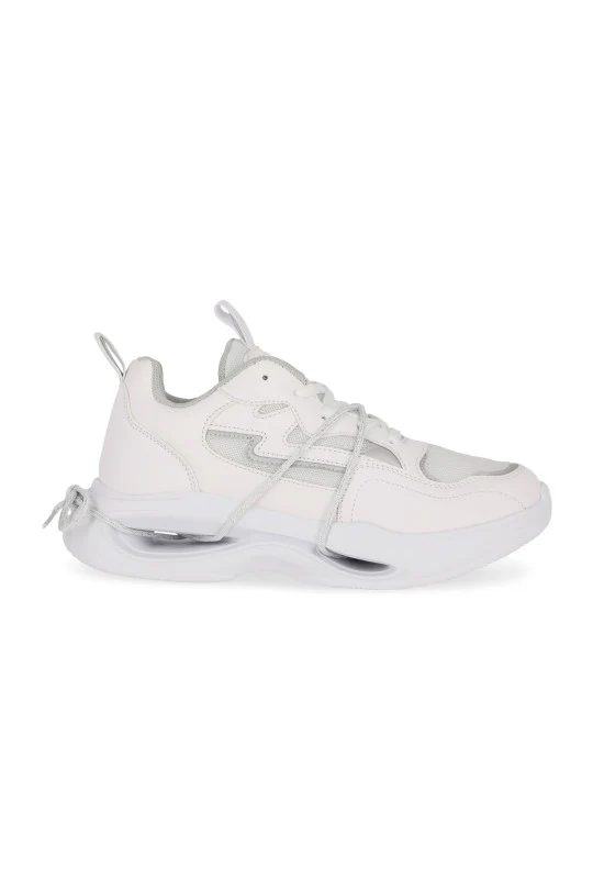 TENIS DE PISO BLANCO CON CINTAS 12560 - Image 2