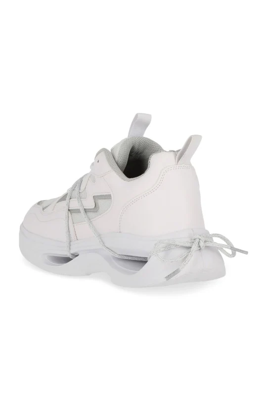 TENIS DE PISO BLANCO CON CINTAS 12560 - Image 3
