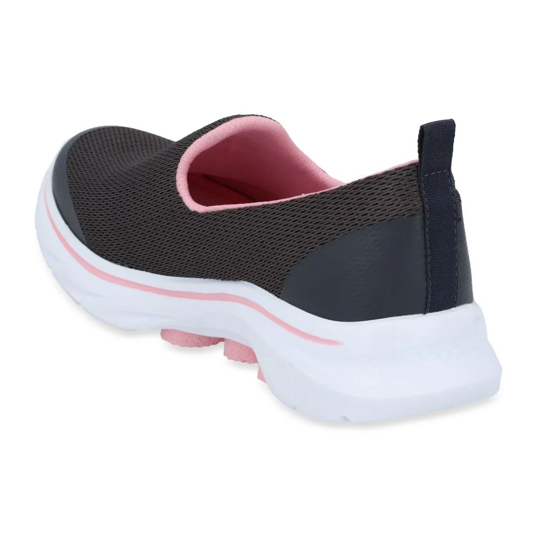 TENIS DE PISO GRIS CON BORDADO 32552 - Image 4