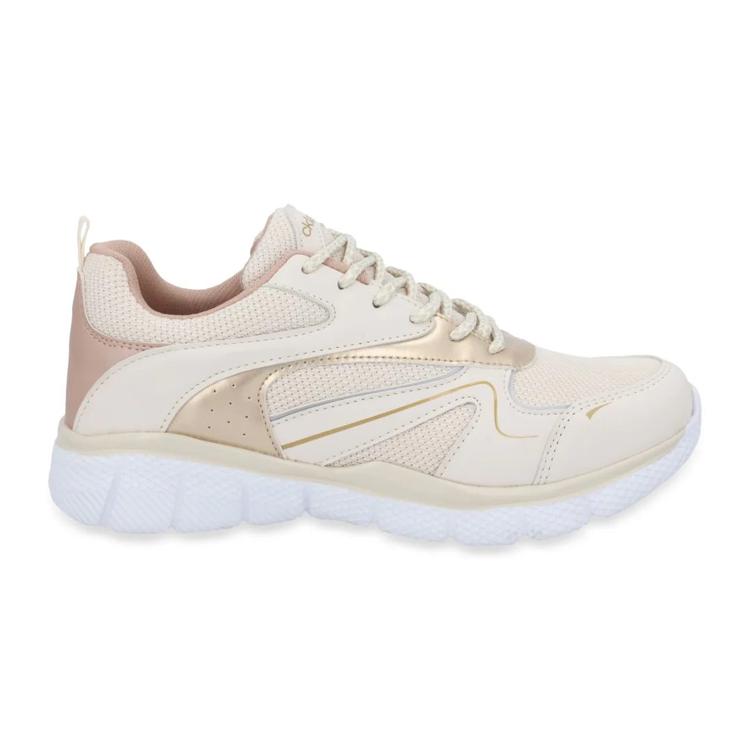 TENIS DE PISO HUESO CON CINTAS 70983 - Image 2