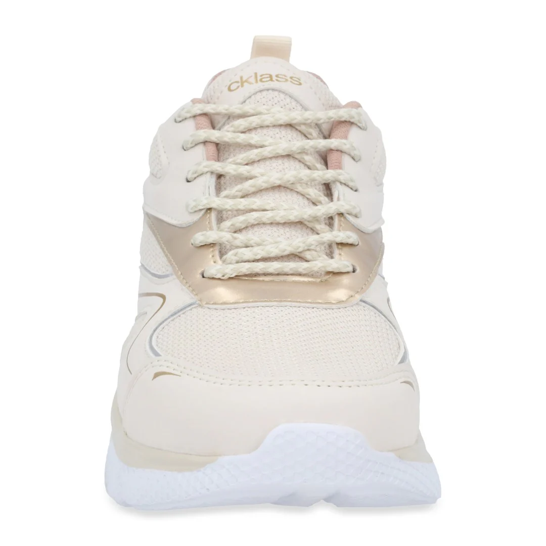 TENIS DE PISO HUESO CON CINTAS 70983 - Image 3