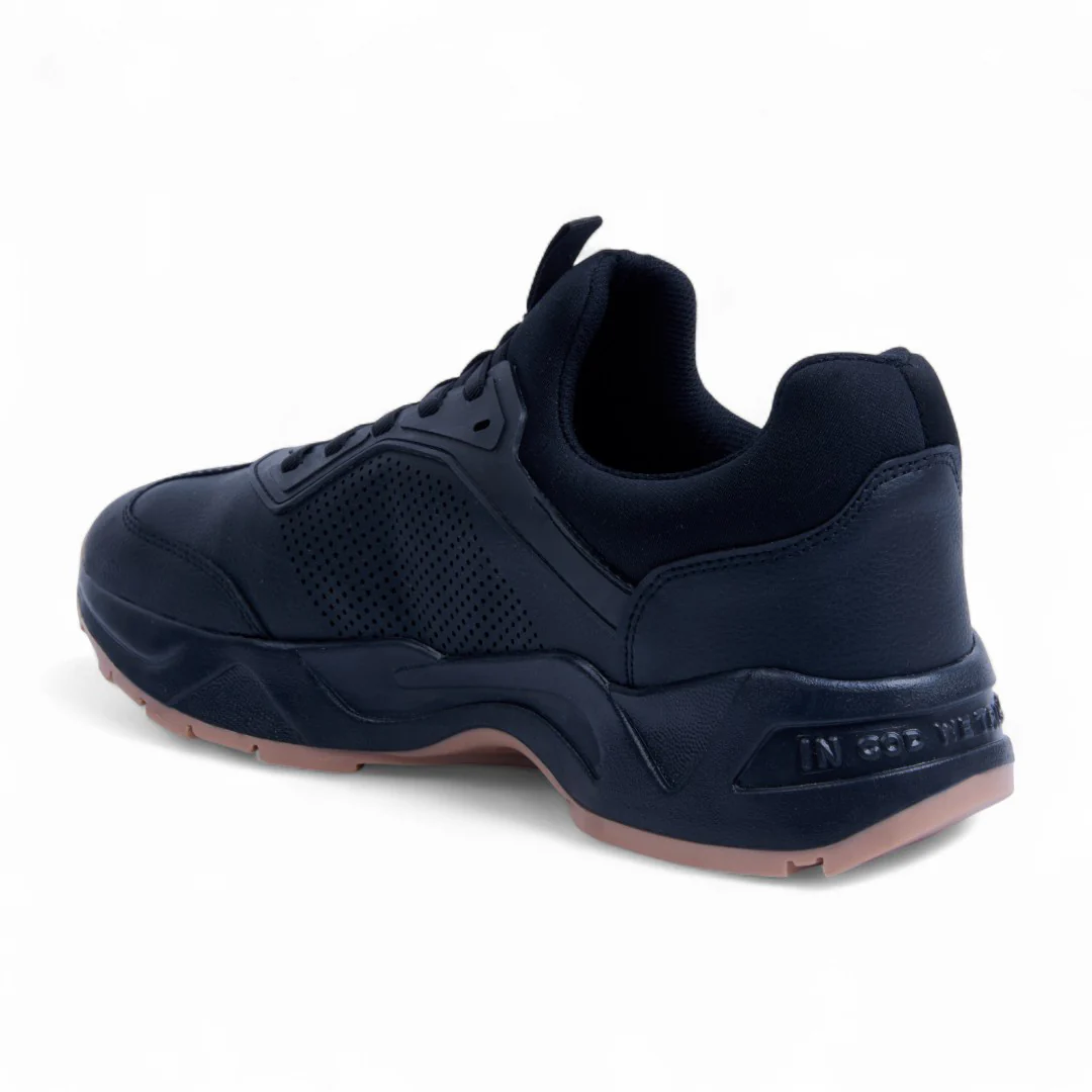 TENIS DE PISO NEGRO SINTÉTICO 00313 - Image 3