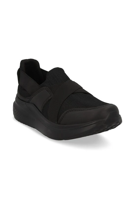 TENIS DE PISO NEGRO TEXTIL 32546