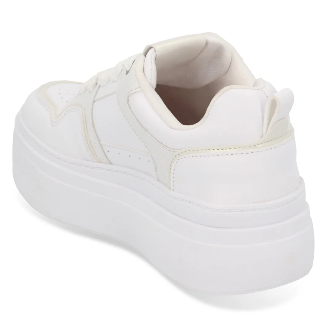 TENIS DE PLATAFORMA BLANCO AGUJETAS 50508 - Image 3