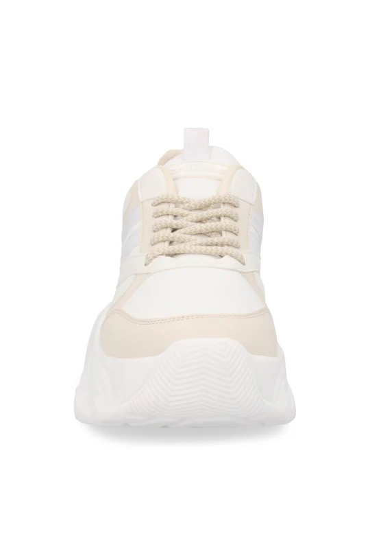 TENIS DE PLATAFORMA BLANCO CON CINTAS 12570 - Image 5
