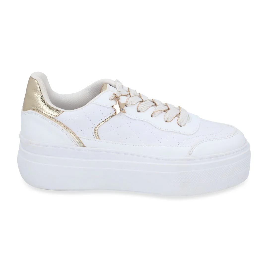 TENIS DE PLATAFORMA BLANCO MUJER 18701 - Image 2