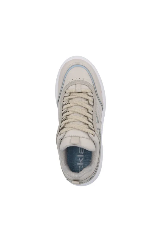 TENIS DE PLATAFORMA GRIS CON CINTAS 32839 - Image 4