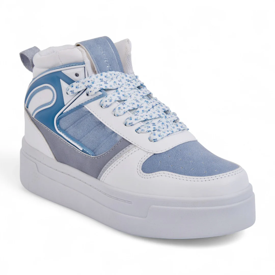 TENIS DE PLATAFORMA MULTICOLOR ABOTINADO 03933