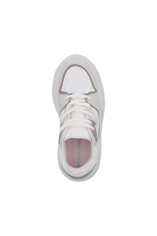TENIS DE PLATAFORMA MULTICOLOR CON CINTAS 50504