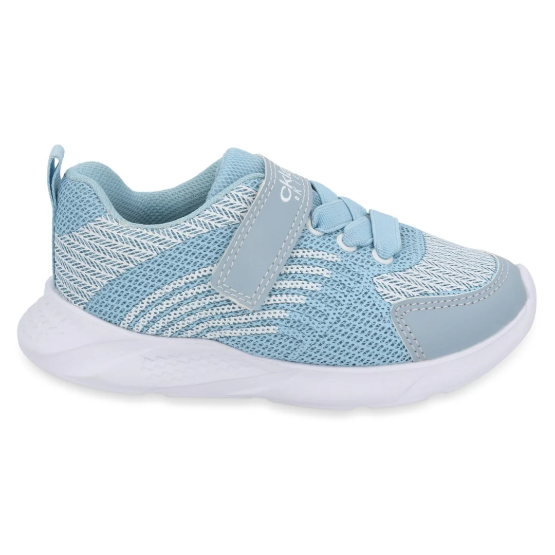 TENIS DEPORTIVO AZUL Y ROSA CON ADORNO DUO 703 - Image 3