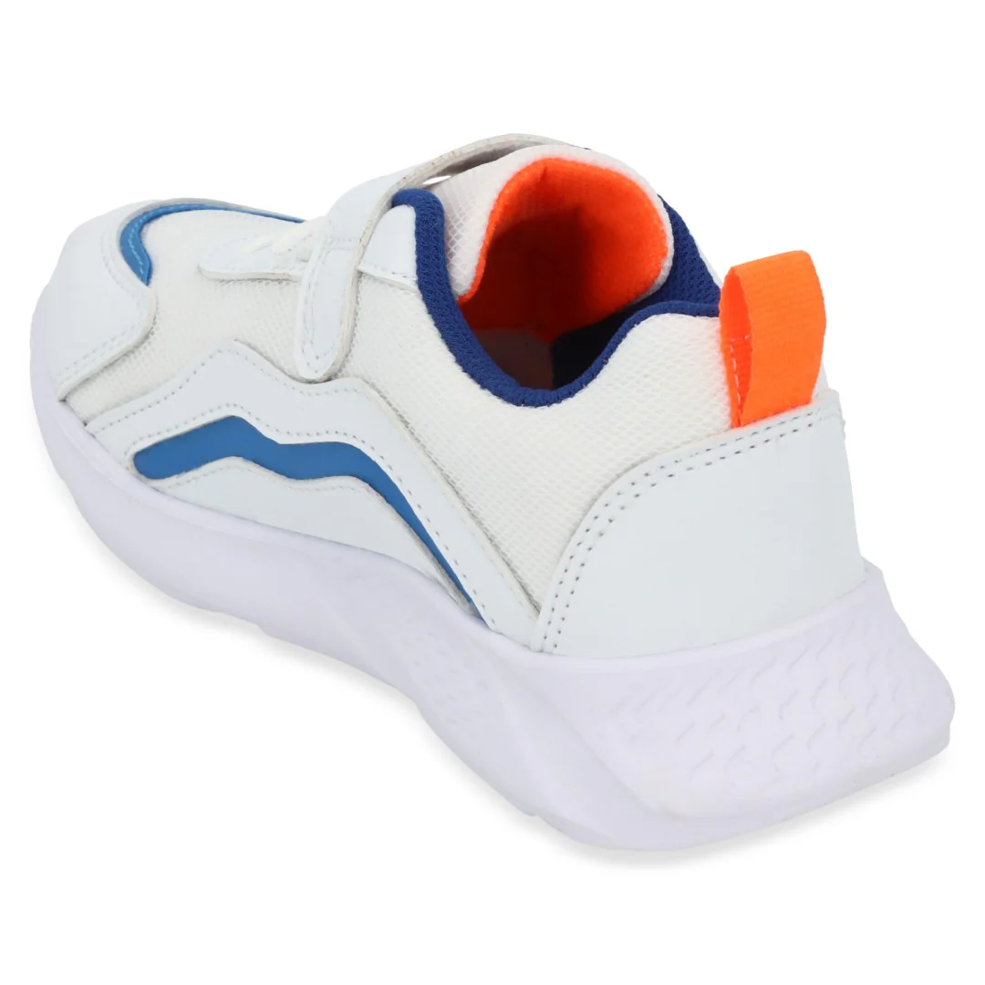 TENIS DEPORTIVO BLANCO Y MARINO CON ADORNO DUO 716 - Image 4