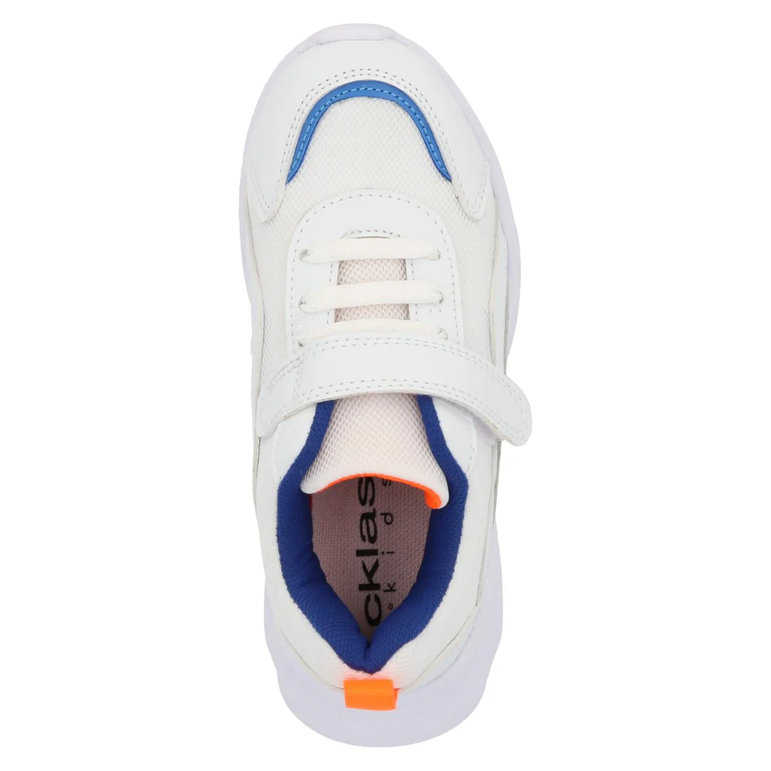 TENIS DEPORTIVO BLANCO Y MARINO CON ADORNO DUO 716 - Image 6