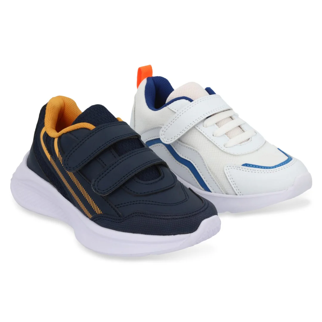 TENIS DEPORTIVO BLANCO Y MARINO CON ADORNO DUO 716 - Image 7