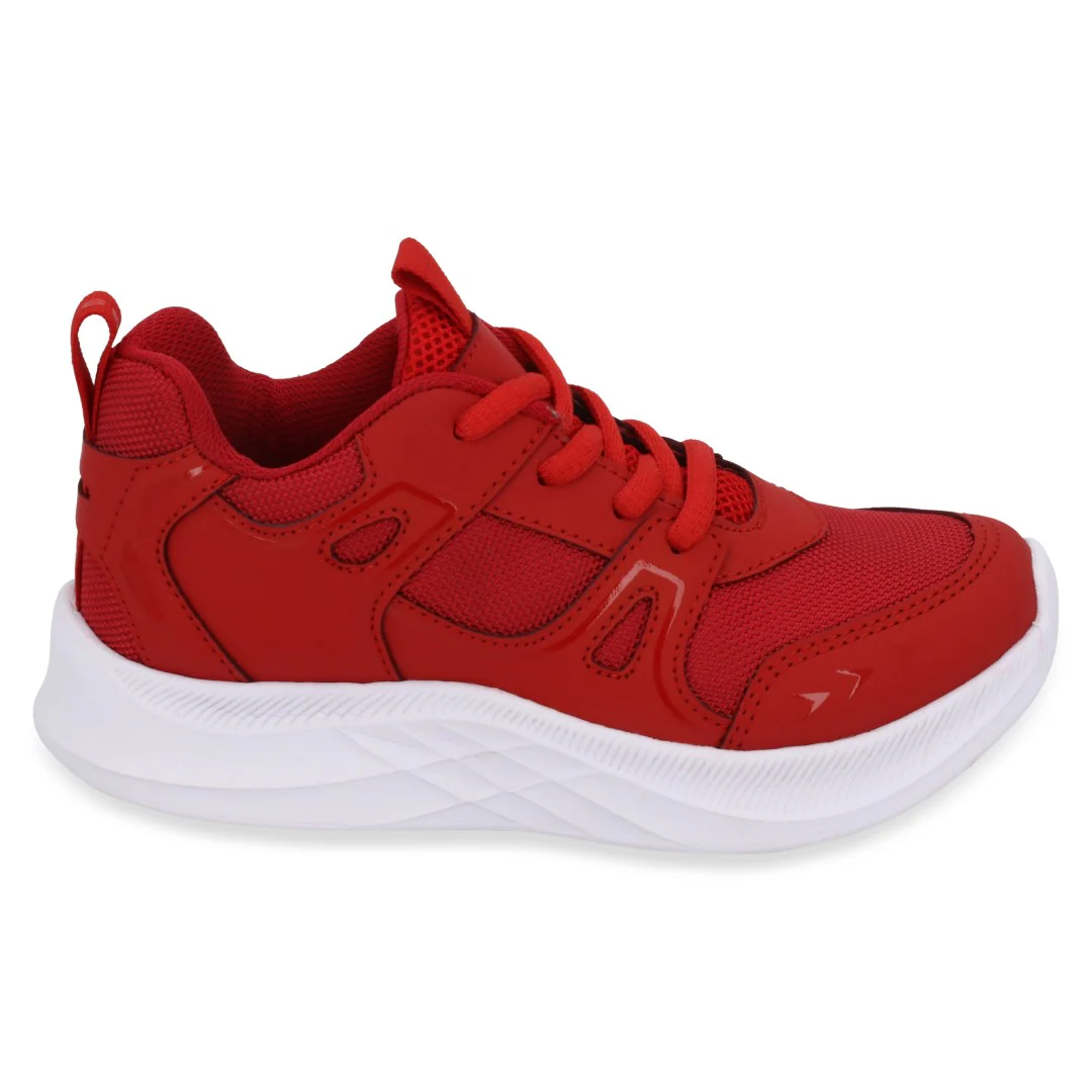 TENIS DEPORTIVO NEGRO Y ROJO DUO 714 - Image 9