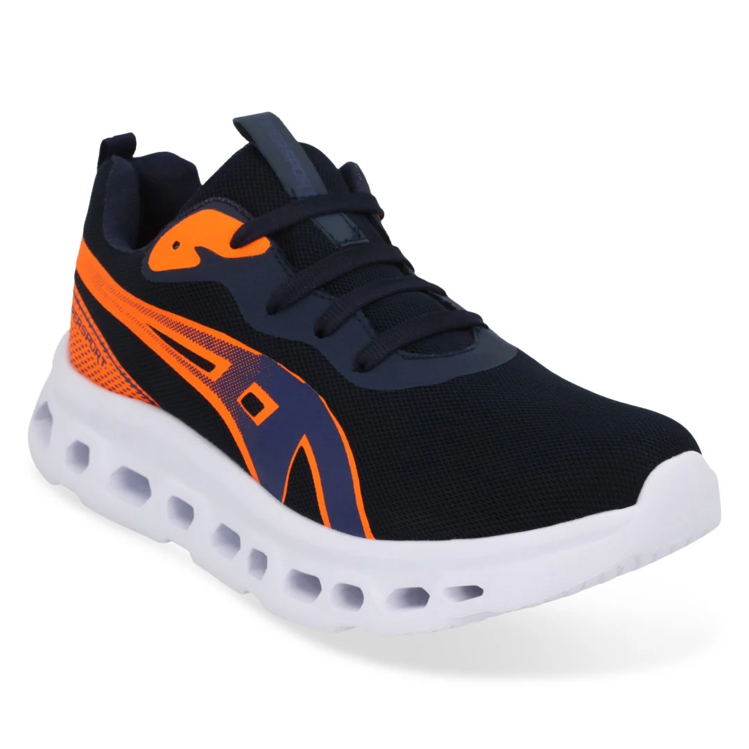 TENIS DEPORTIVO SUPER SPORT NARANJA, AZUL Y GRIS 60359 - Image 14