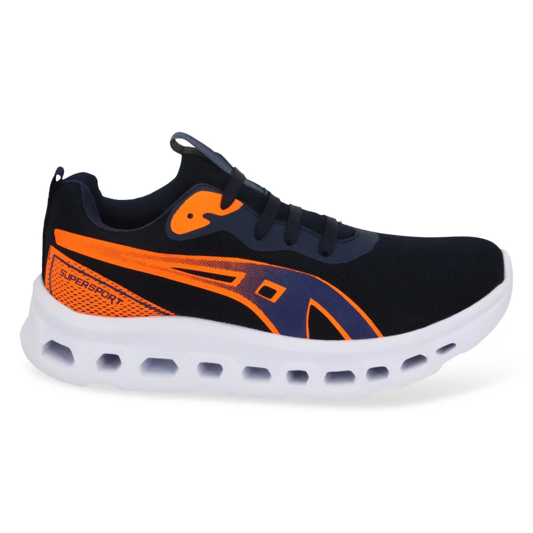 TENIS DEPORTIVO SUPER SPORT NARANJA, AZUL Y GRIS 60359 - Image 15