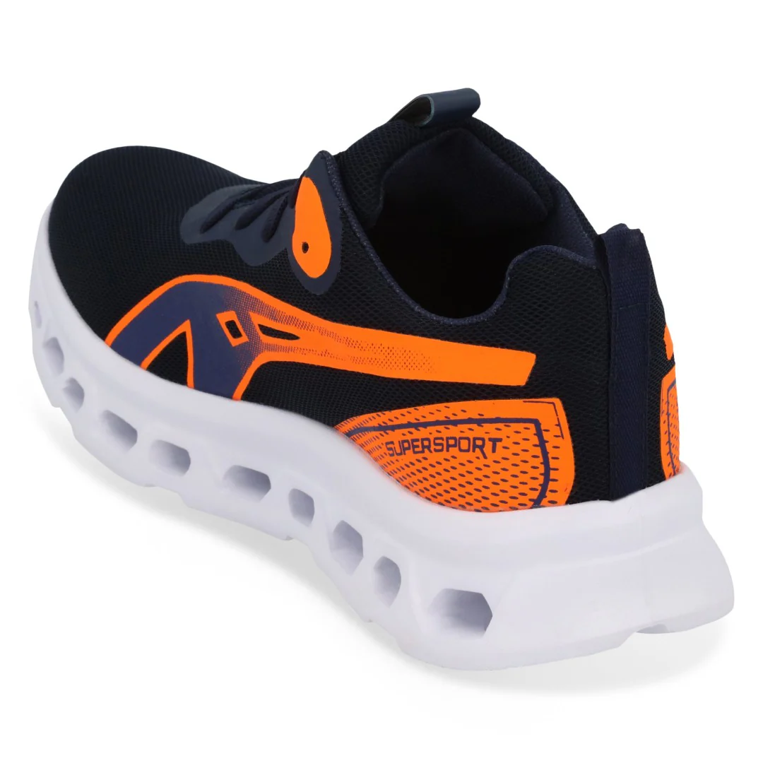 TENIS DEPORTIVO SUPER SPORT NARANJA, AZUL Y GRIS 60359 - Image 16
