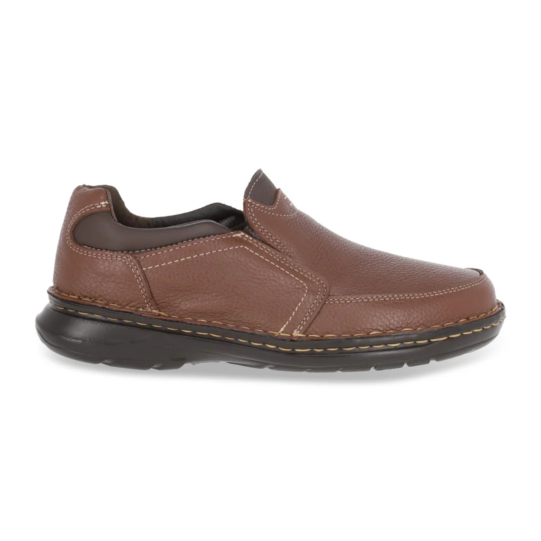 TENIS MOCASÍN DE PISO CABALLERO CAFÉ PIEL 11356 - Image 2
