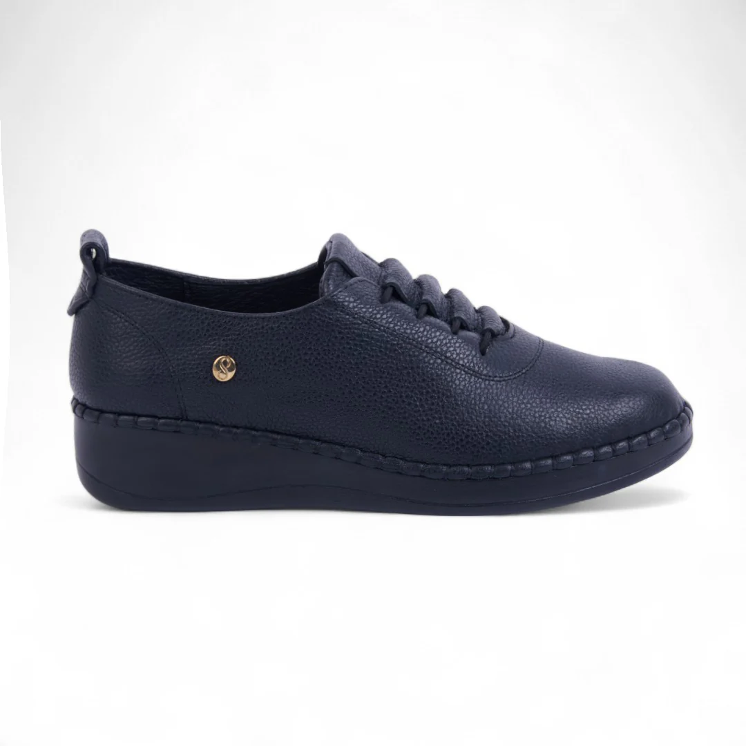 TENIS PLATAFORMA NEGRO CINTAS 08329 - Image 2