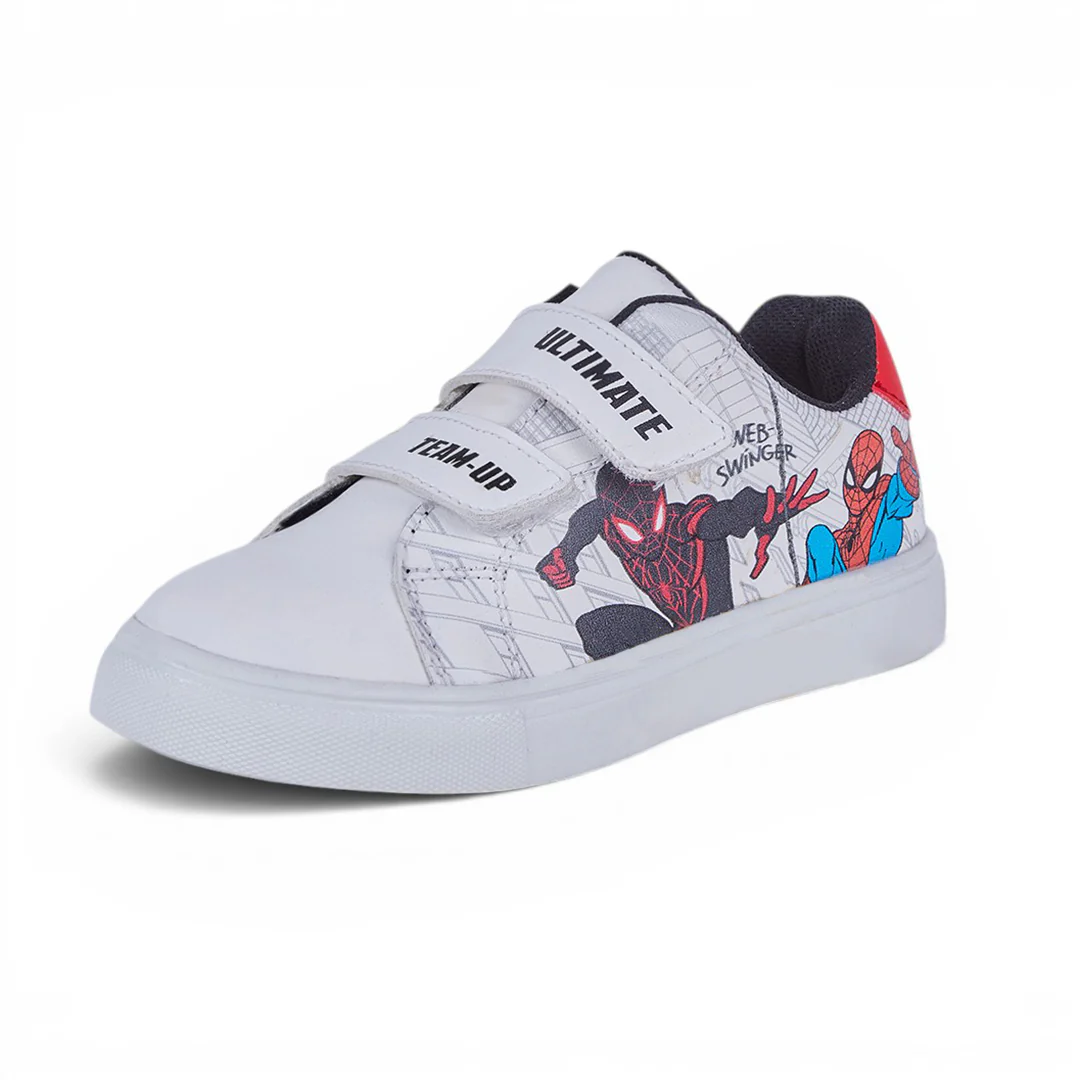 TENIS SPIDERMAN CON CONTACTEL BLANCO 09823