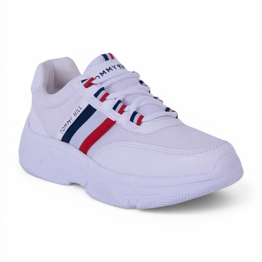 TENIS TOMMY HILLS CASUAL TEXTIL BLANCO 62745