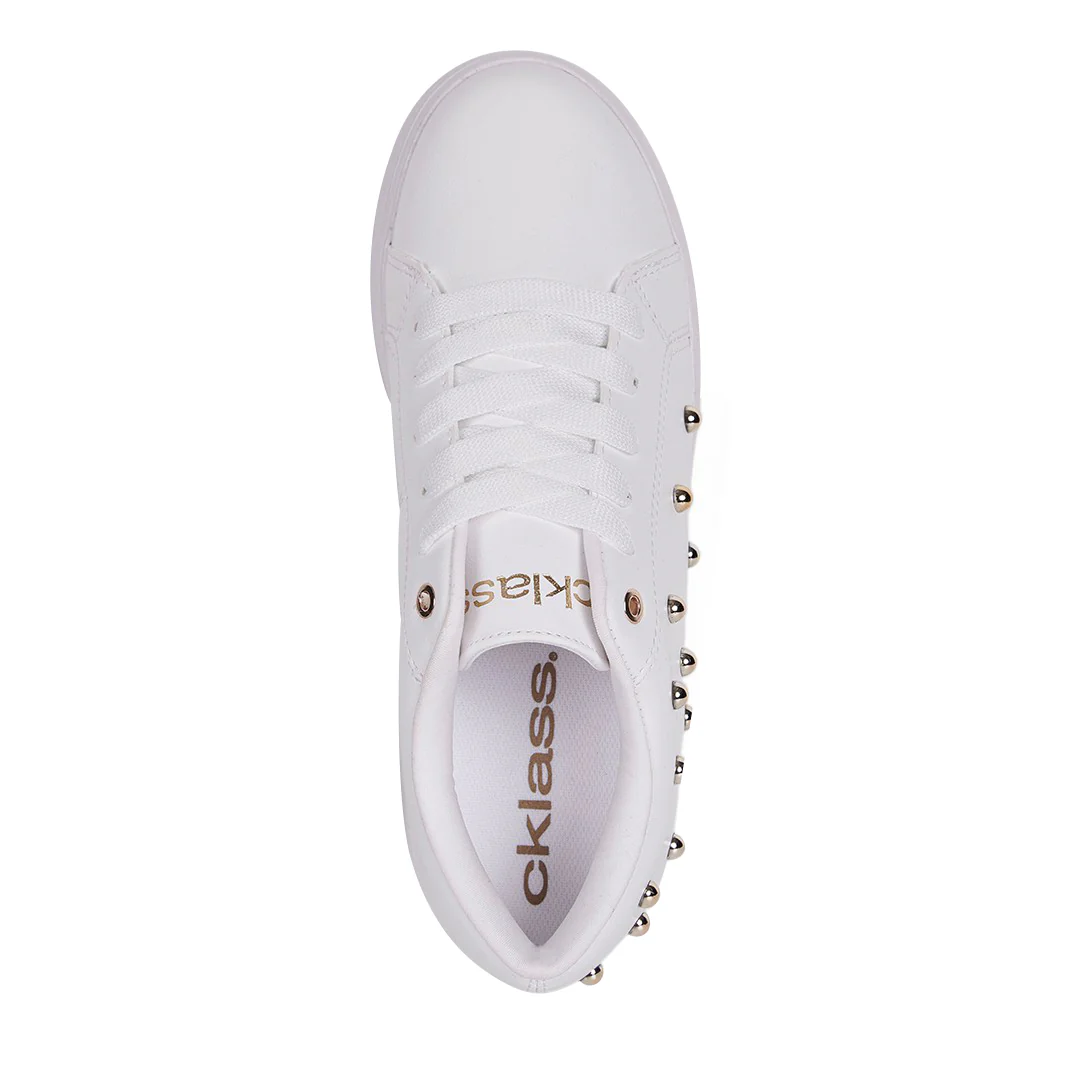 TENIS TRENDY CON ESTOPEROLES BLANCO 02290 - Image 5