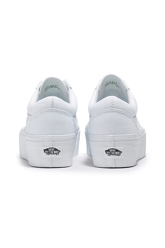 TENIS VANS BLANCOS PLATAFORMA 4CM 61694 - Image 3