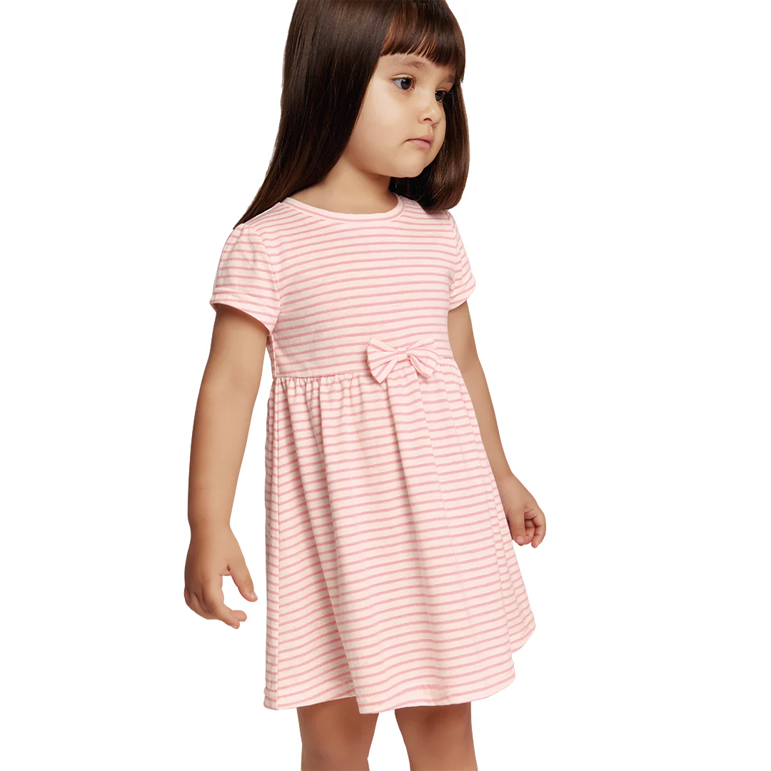 VESTIDO MULTICOLOR DE LÍNEAS 92063
