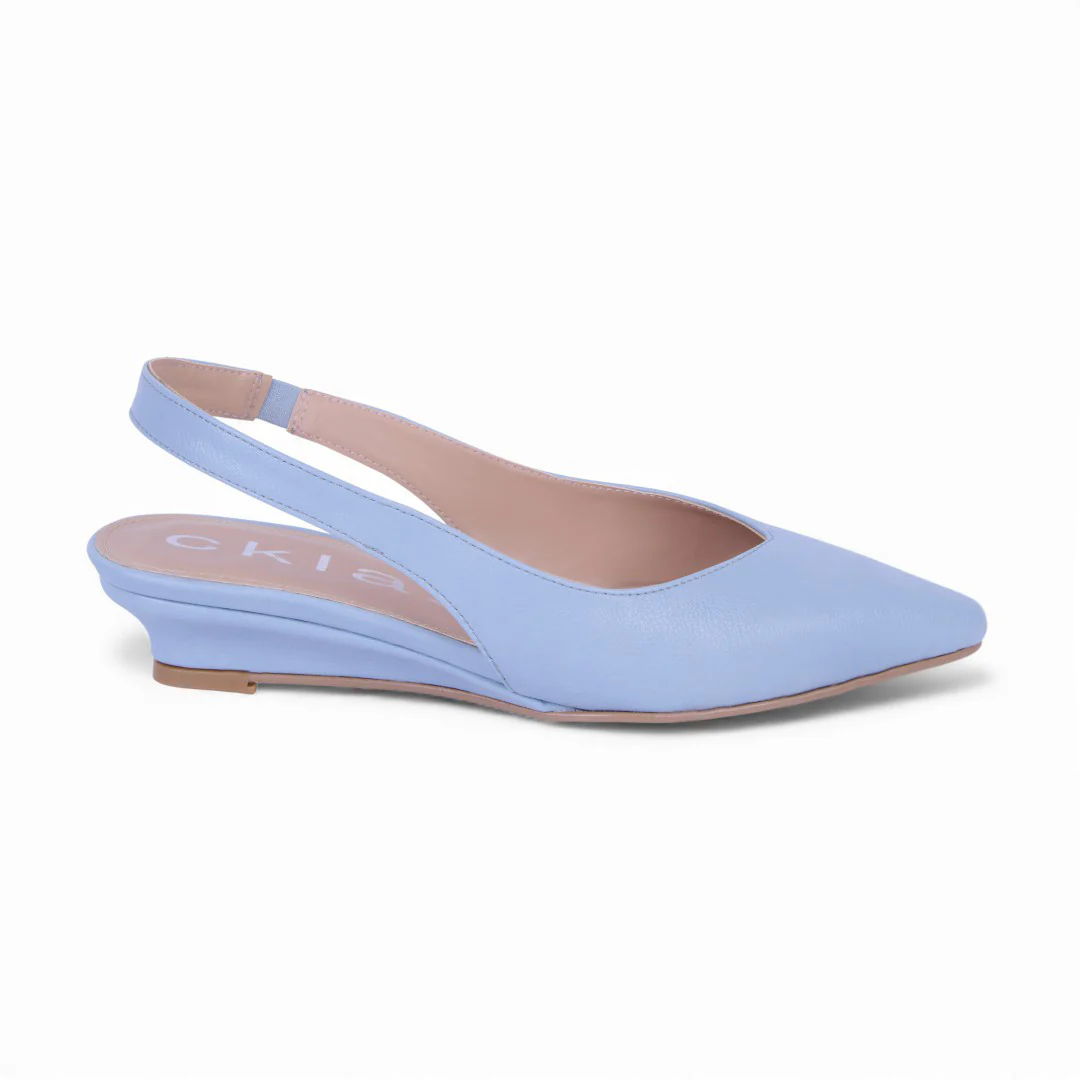 ZAPATILLA DE TACÓN AZUL PUNTAL 03276 - Image 2