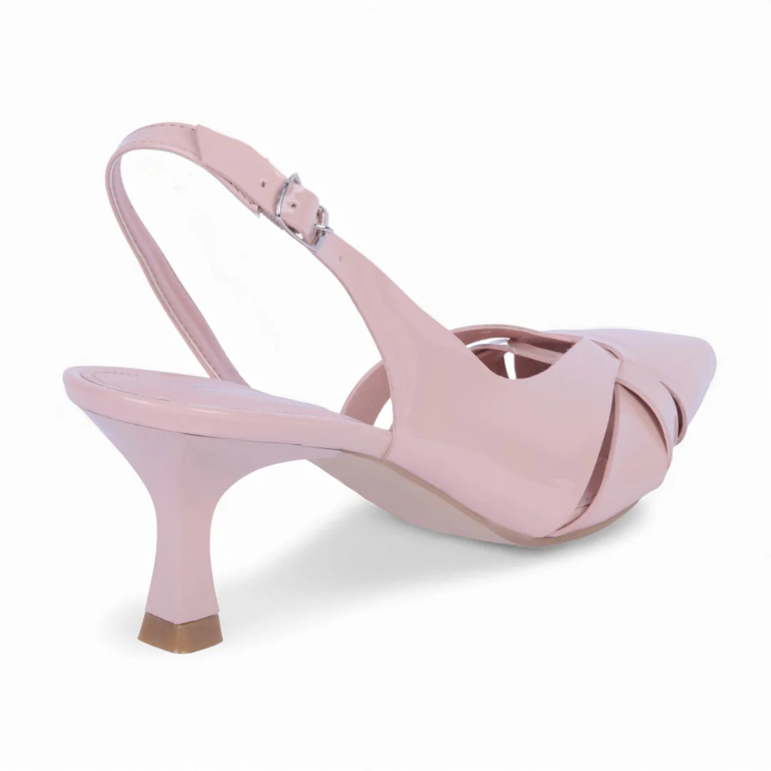 ZAPATILLA DE TACÓN BEIGE DESTALONADO 24163 - Image 3