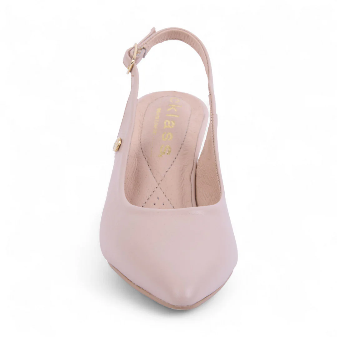 ZAPATILLA DE TACÓN BEIGE PUNTAL 28433 - Image 4