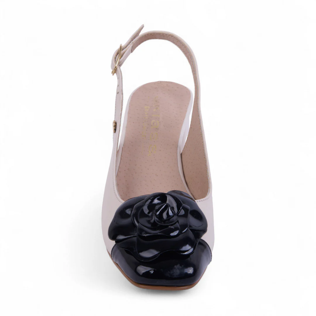 ZAPATILLA DE TACÓN MULTICOLOR FLOR 42348 - Image 4
