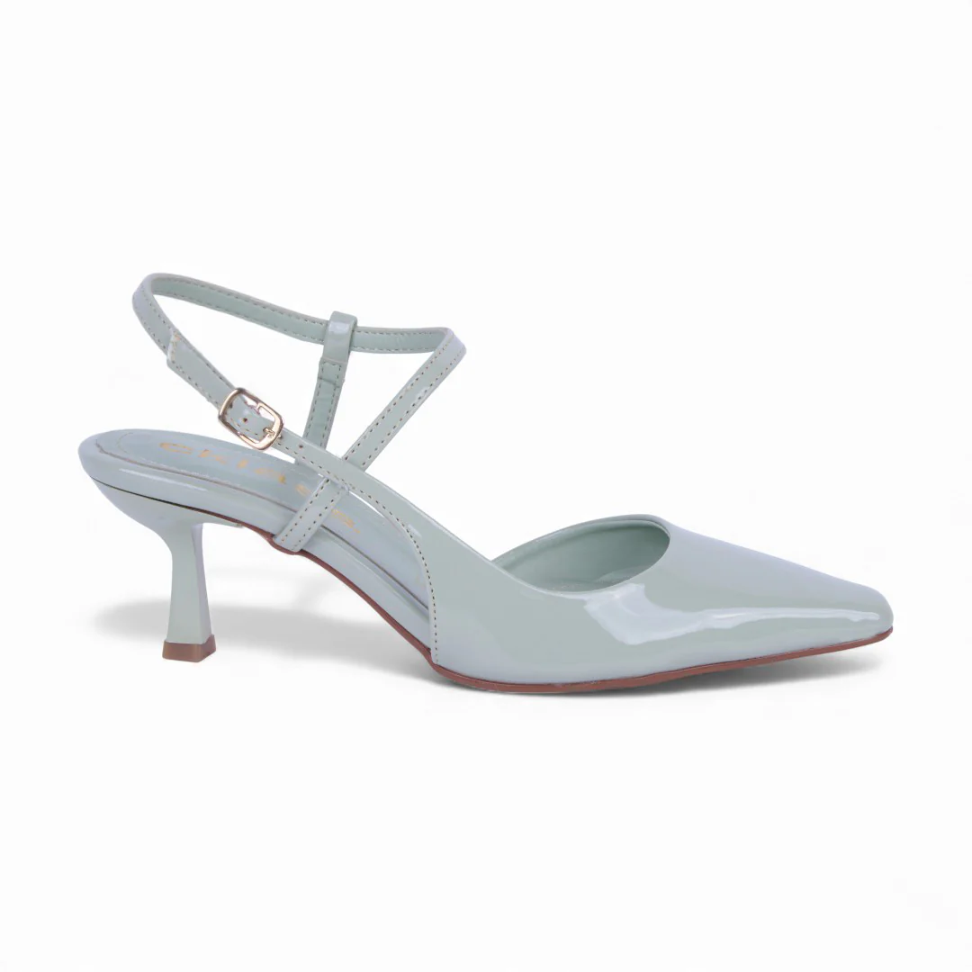ZAPATILLA DE TACÓN VERDE DESTALONADO 22696 - Image 2