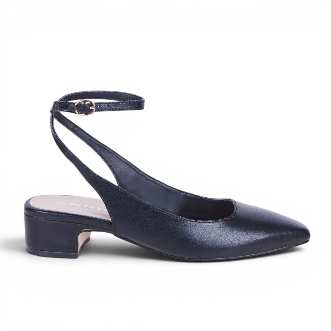 ZAPATILLA DESTALONADA CON PULSERA NEGRO 09482 - Image 2