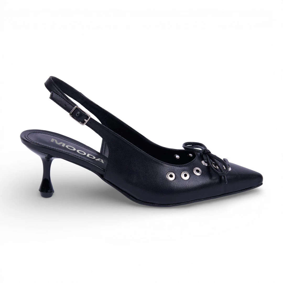 ZAPATILLA PUNTAL DESTALONADA NEGRO 24155 - Image 2
