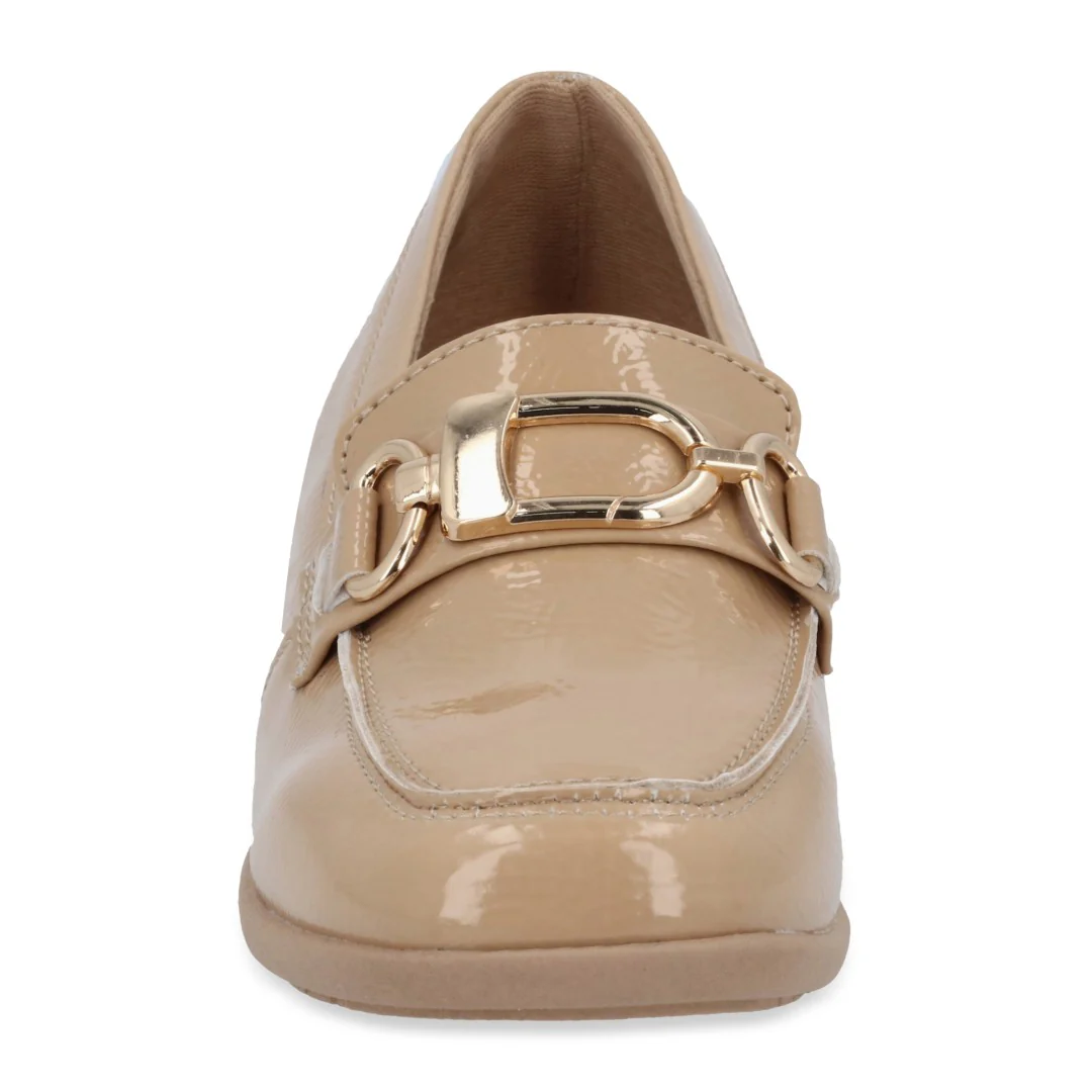ZAPATO CASUAL BEIGE CON HERRAJE 48813 - Image 3