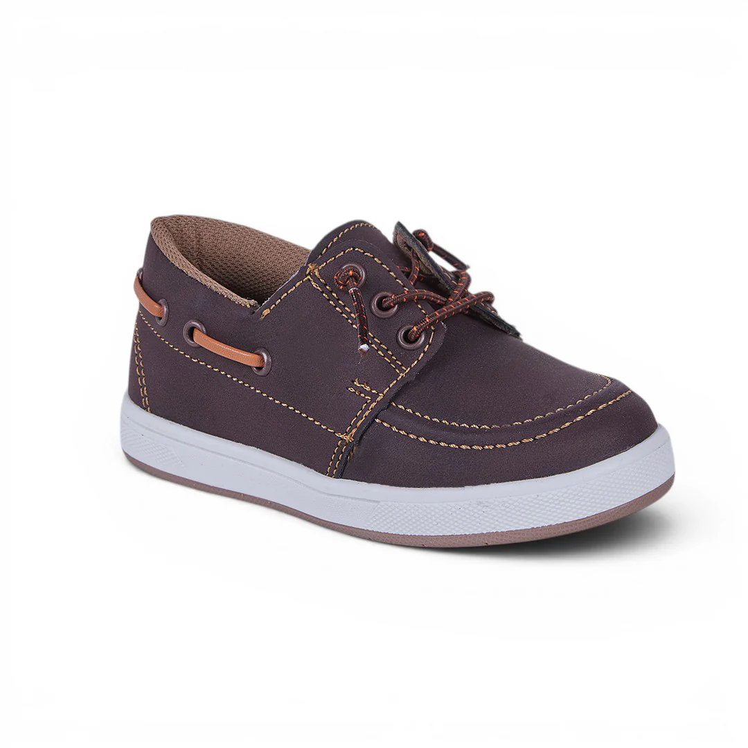 ZAPATO CON AGUJETAS CAFÉ 07744