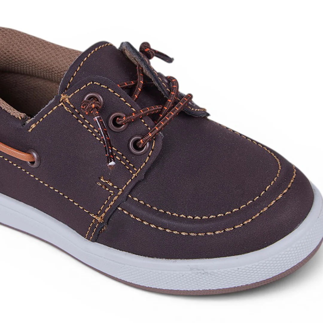 ZAPATO CON AGUJETAS CAFÉ 07744 - Image 4