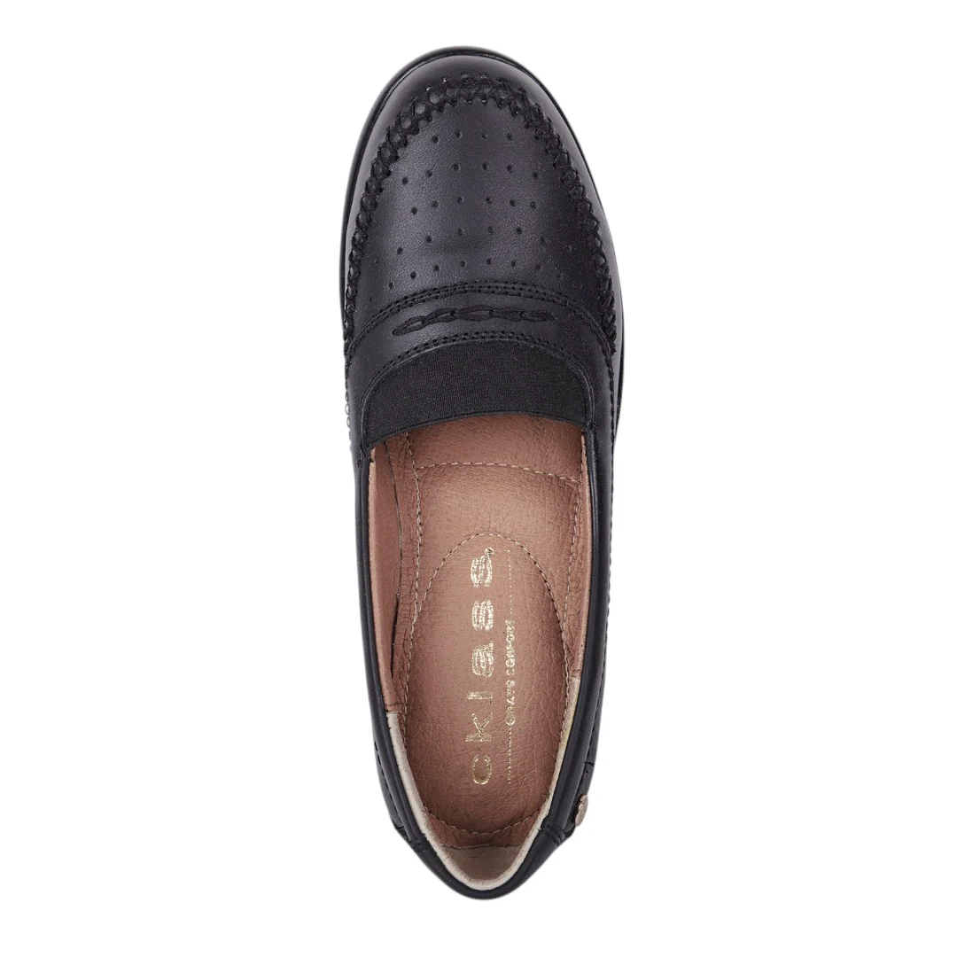 ZAPATO CONFORT PERFORADO NEGRO 24052 - Image 4