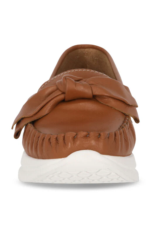 Zapato de piso color miel 72120 - Image 3