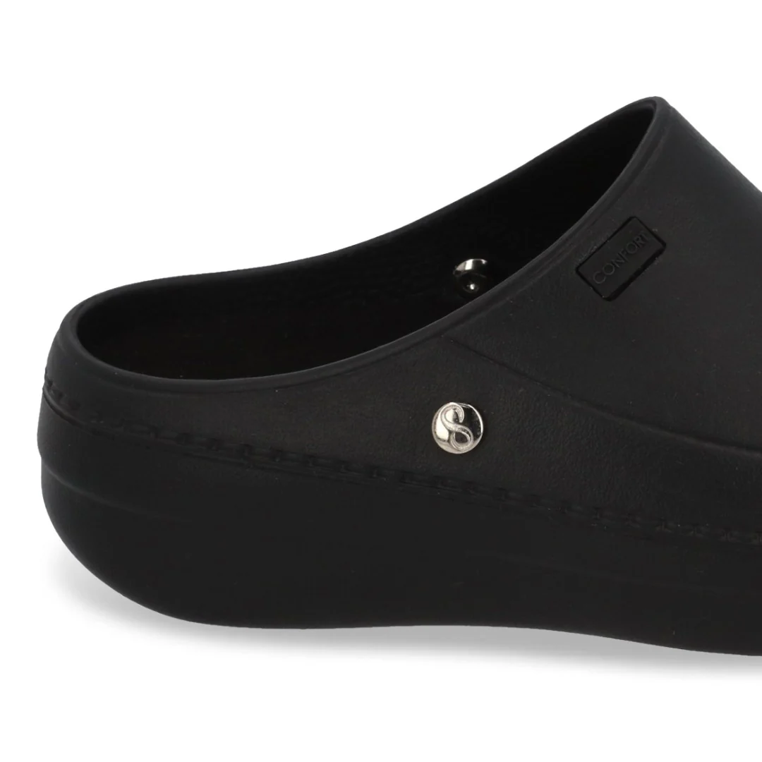 ZAPATO DE PISO MUJER BLANCO Y NEGRO DESTALONADO 72425 - Image 6