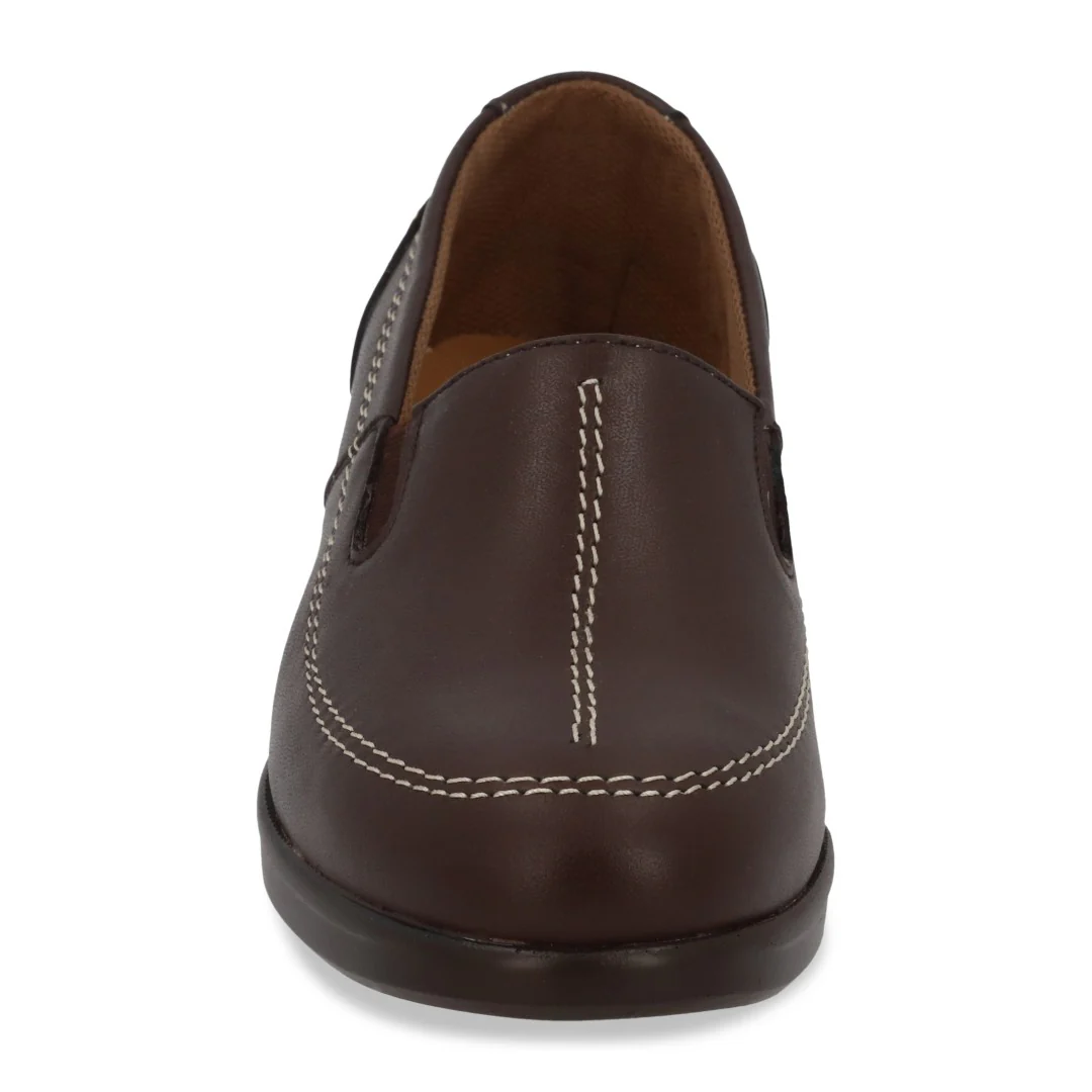 ZAPATO DE PISO MUJER CAFÉ DE PIEL 74326 - Image 4