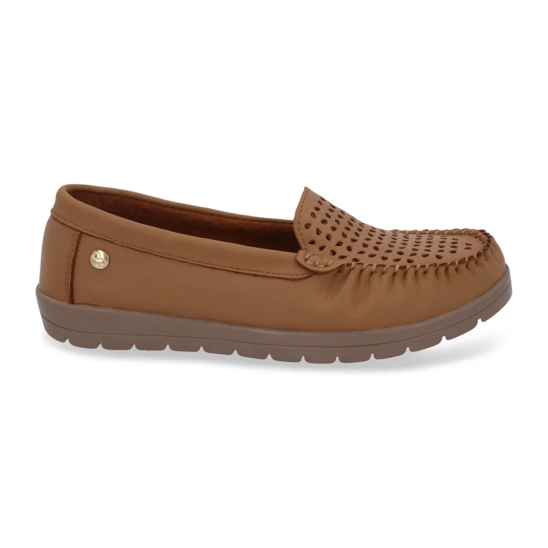 ZAPATO DE PISO MUJER CORTE LÁSER MIEL 03690 - Image 2