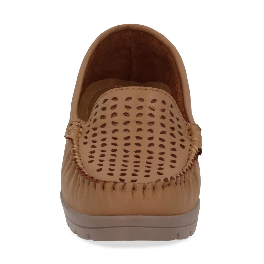 ZAPATO DE PISO MUJER CORTE LÁSER MIEL 03690 - Image 3