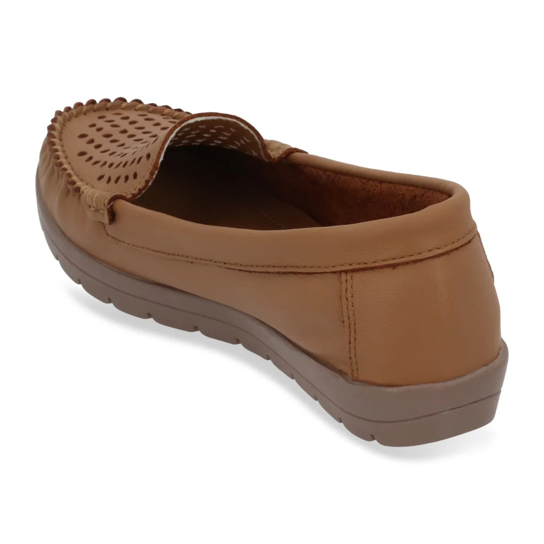 ZAPATO DE PISO MUJER CORTE LÁSER MIEL 03690 - Image 4